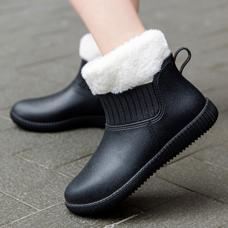 Fashion Women's Trendy Short Water Shoes Outer Wear Waterproof